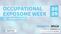 Register for the “OCCUPATIONAL EXPOSOME WEEK” – 20-26 March 2025